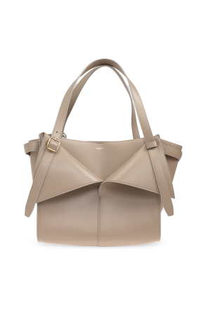 トートバッグ BOTTEGA VENETA TWO-TONE SUEDE AD MAXI PARACHUTE SHOPPING BAG Parachute Knot Maxi suede tote bag in beige - Bottega Veneta